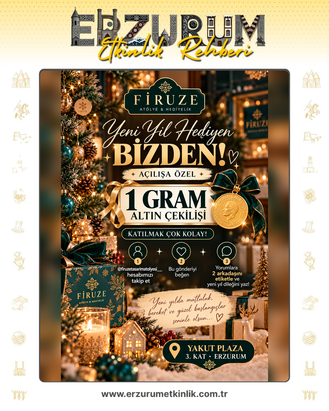 GRAM ALTIN ÇEKİLİŞİ